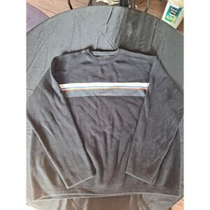 VTG Men's Eddie Bauer Black Sweater XL Made in Hong Kong